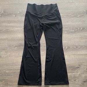 Halara Black Bootcut Yoga Pants Size Large Petite